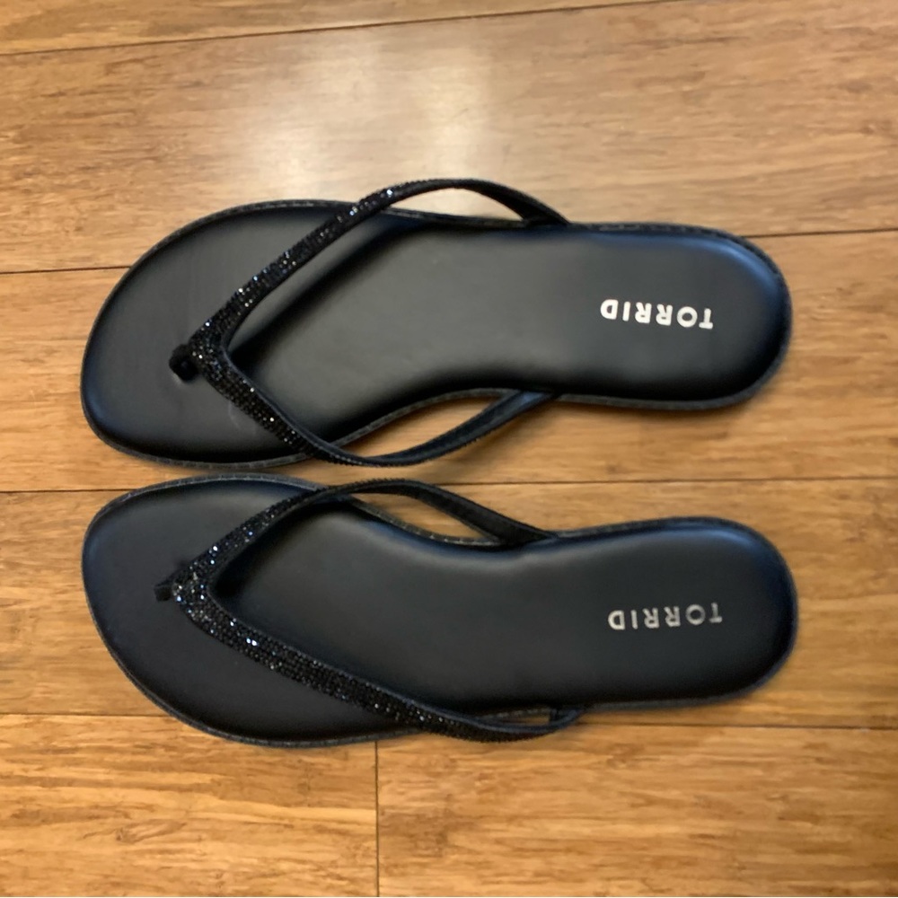 Torrid Rhinestone Flip Flop (WW) - Picture 6 of 6
